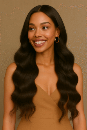 Peruvian Raw Loose Wave Closure.